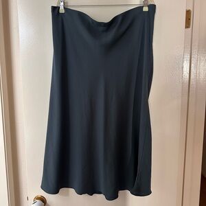 Halogen Dark Gray A-Line Skirt